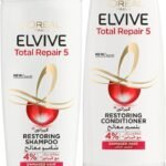 L’Oréal Paris Elvive Total Repair 5 Repairing Shampoo 400ml + Conditioner 360ml