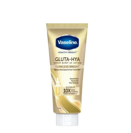 Vaseline Gluta Hya Serum Burst Lotion Flawless Bright Size (330ML)