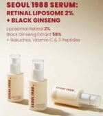 SEOUL 1988 Serum : Retinal Liposome 2% + Black Ginseng- 30ml - Image 2