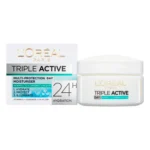L'Oreal Paris - Triple Active Multi-Protection Moisture Day Cream For Dry & Sensitive Skin - 50ml