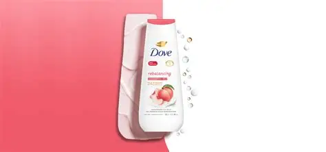 d2 Dove Advanced Care Rebalancing Body Wash- 400ml - Image 1