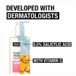 Neutrogena Clear & Radiant Face Wash with Vitamin C + Salicylic Acid-200ml - Image 2